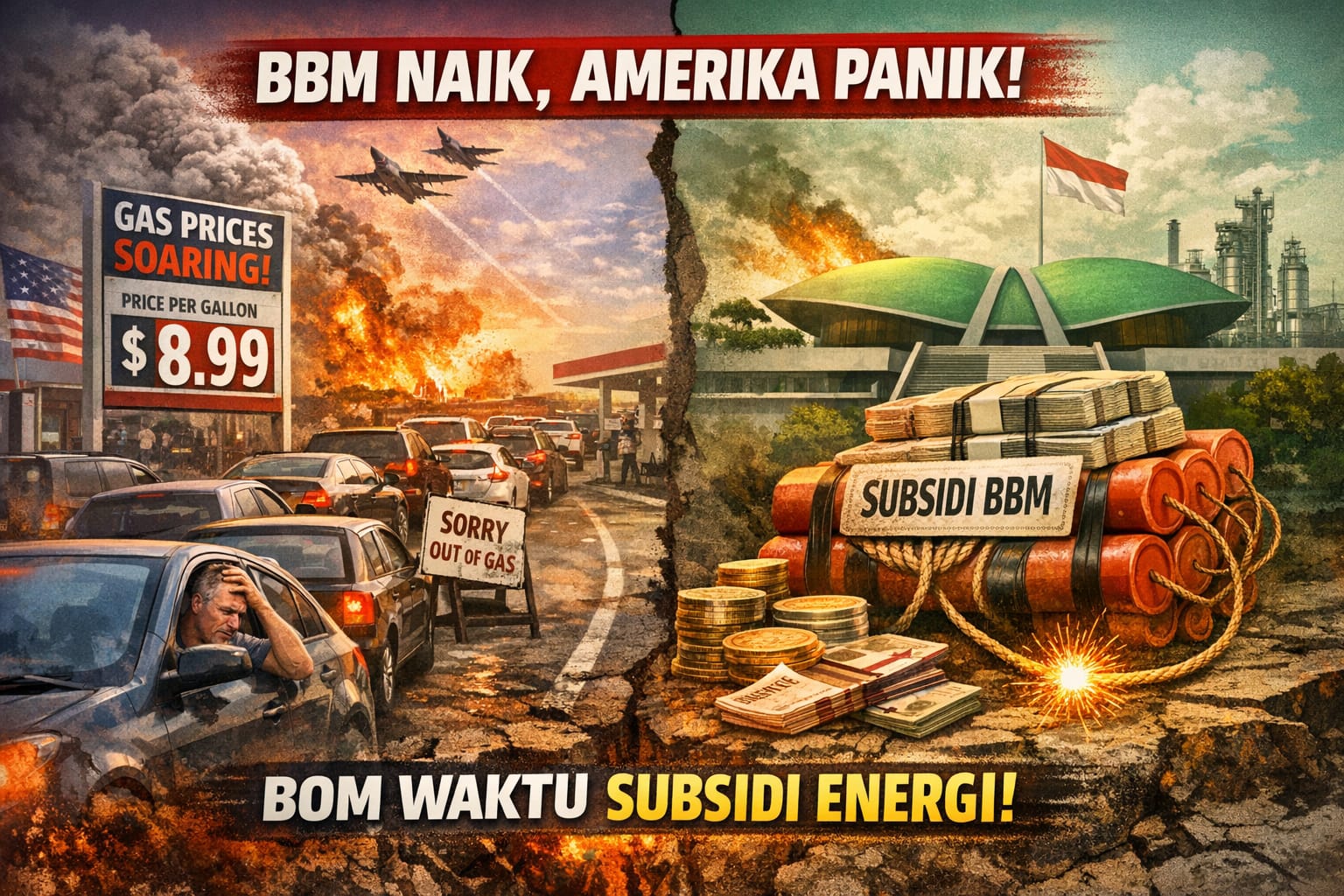 Amerika Panik BBM Naik Indonesia Bom Waktu