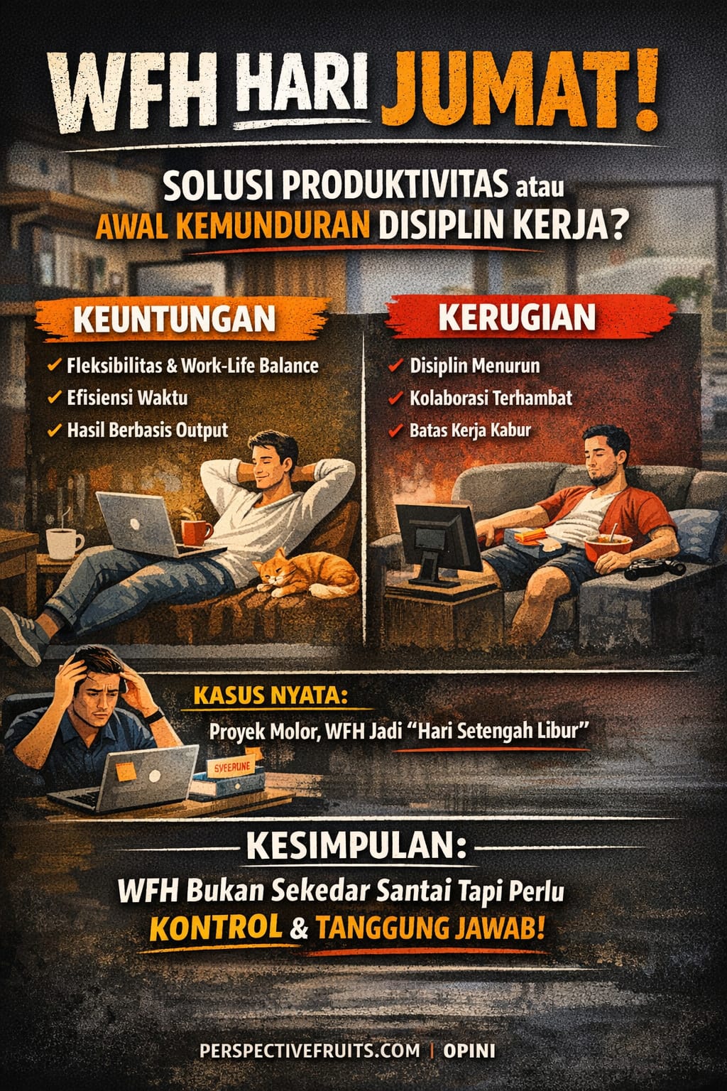 Untung Rugi Penerapan WFH - Work From Home