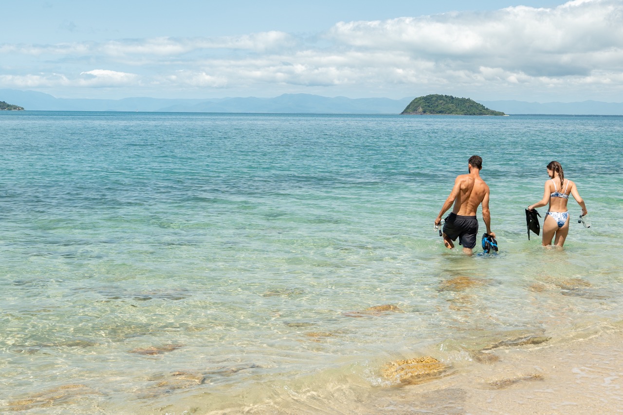 Snorkelling at Coconut Bay, Dunk Island