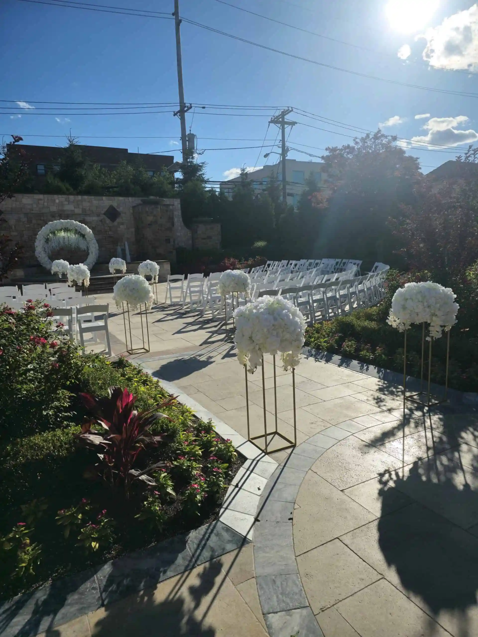 Ceremony Morning Setup