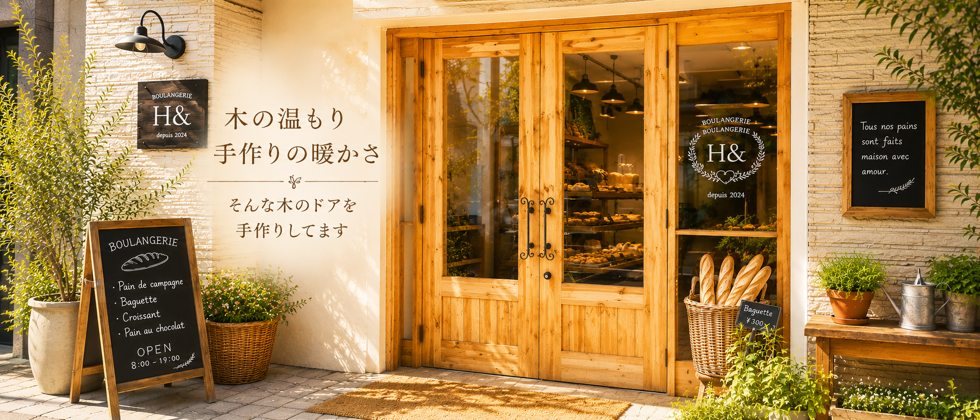 hakataya craft パイン無垢 / 北欧スタイルSHOPドア