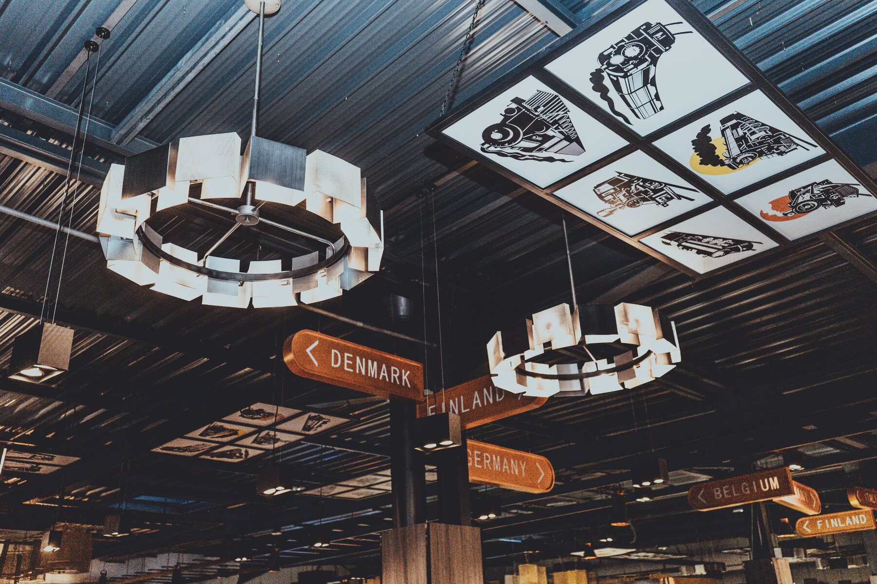 Intérieur élégant du restaurant