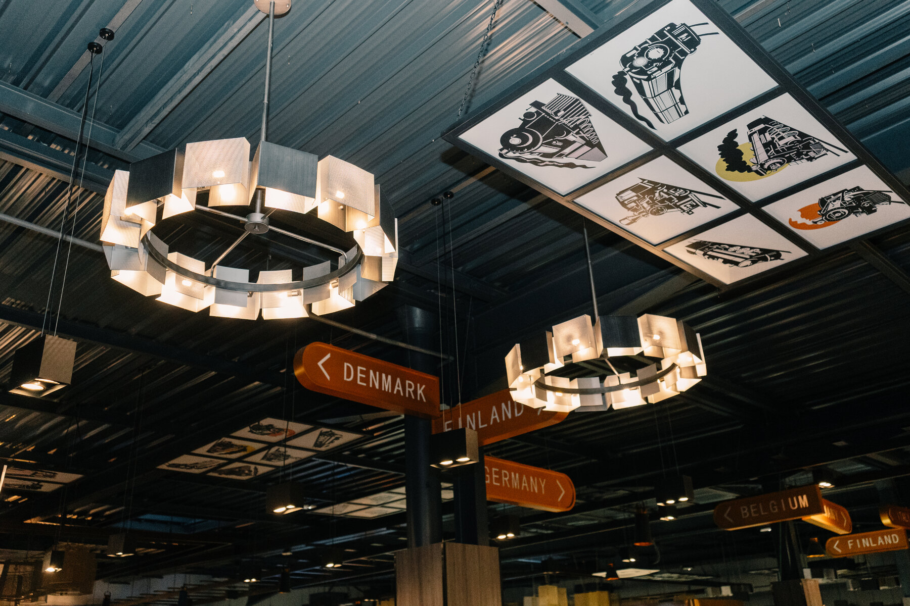Intérieur élégant du restaurant