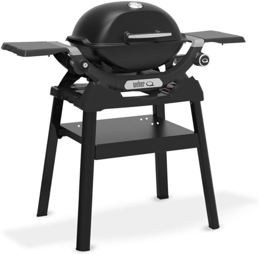 Weber Q 1200N Barbecue à Gaz avec Support Compact — vista lateral churrasqueira grelhador churrasco carvão portugal VibeGrill Portugal
