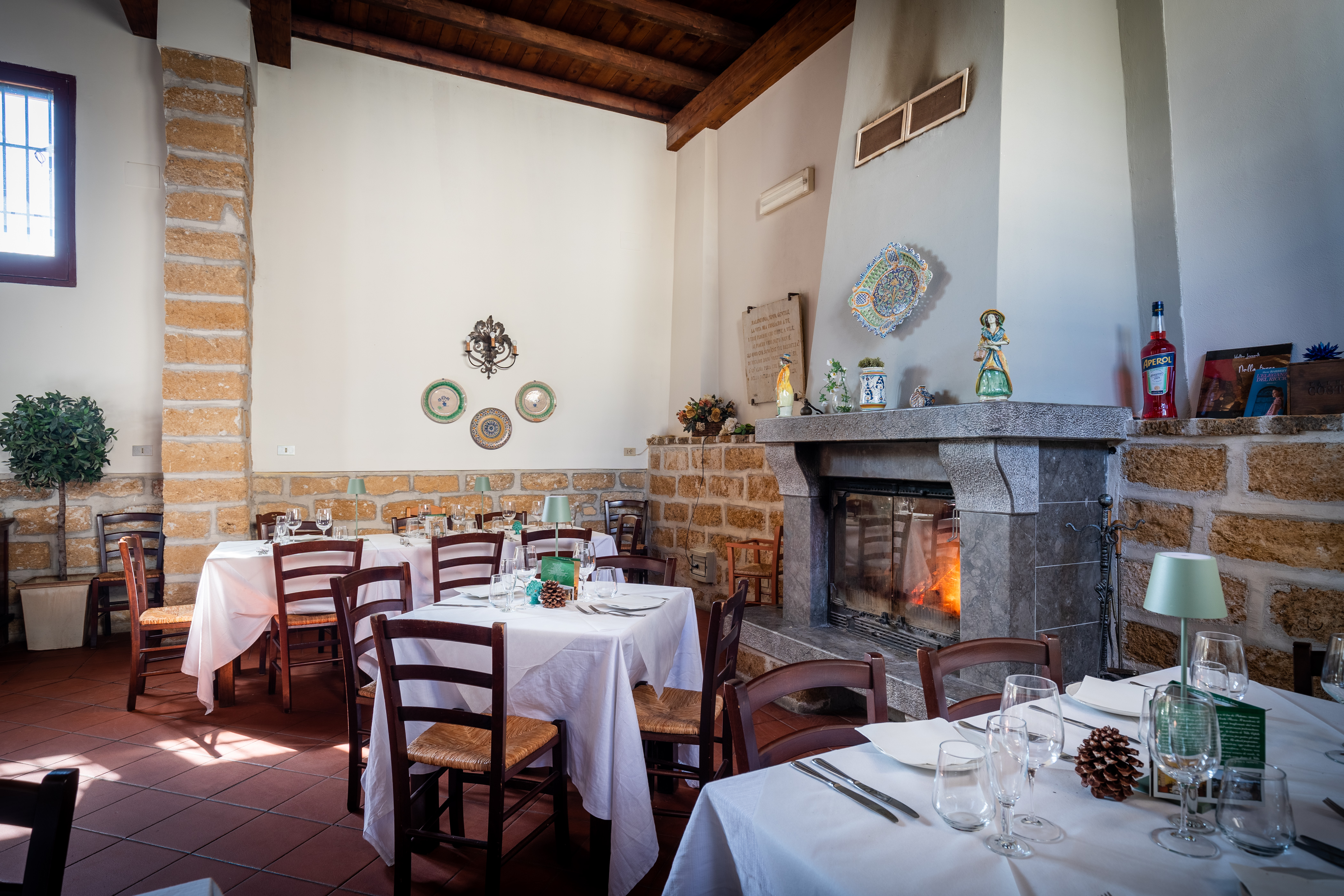 Sala ristorante Villa Cefalà
