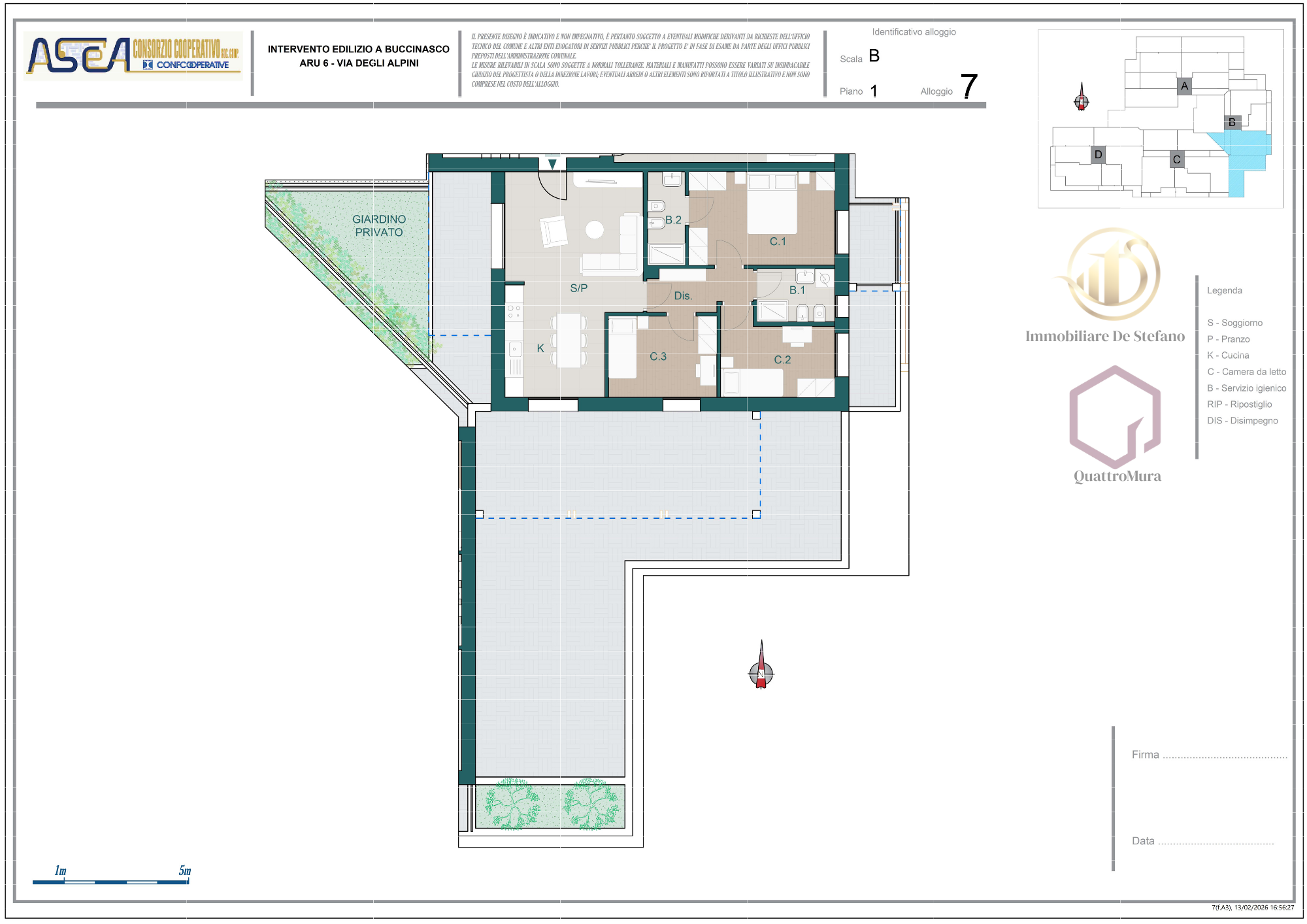 Planimetria Appartamento 7