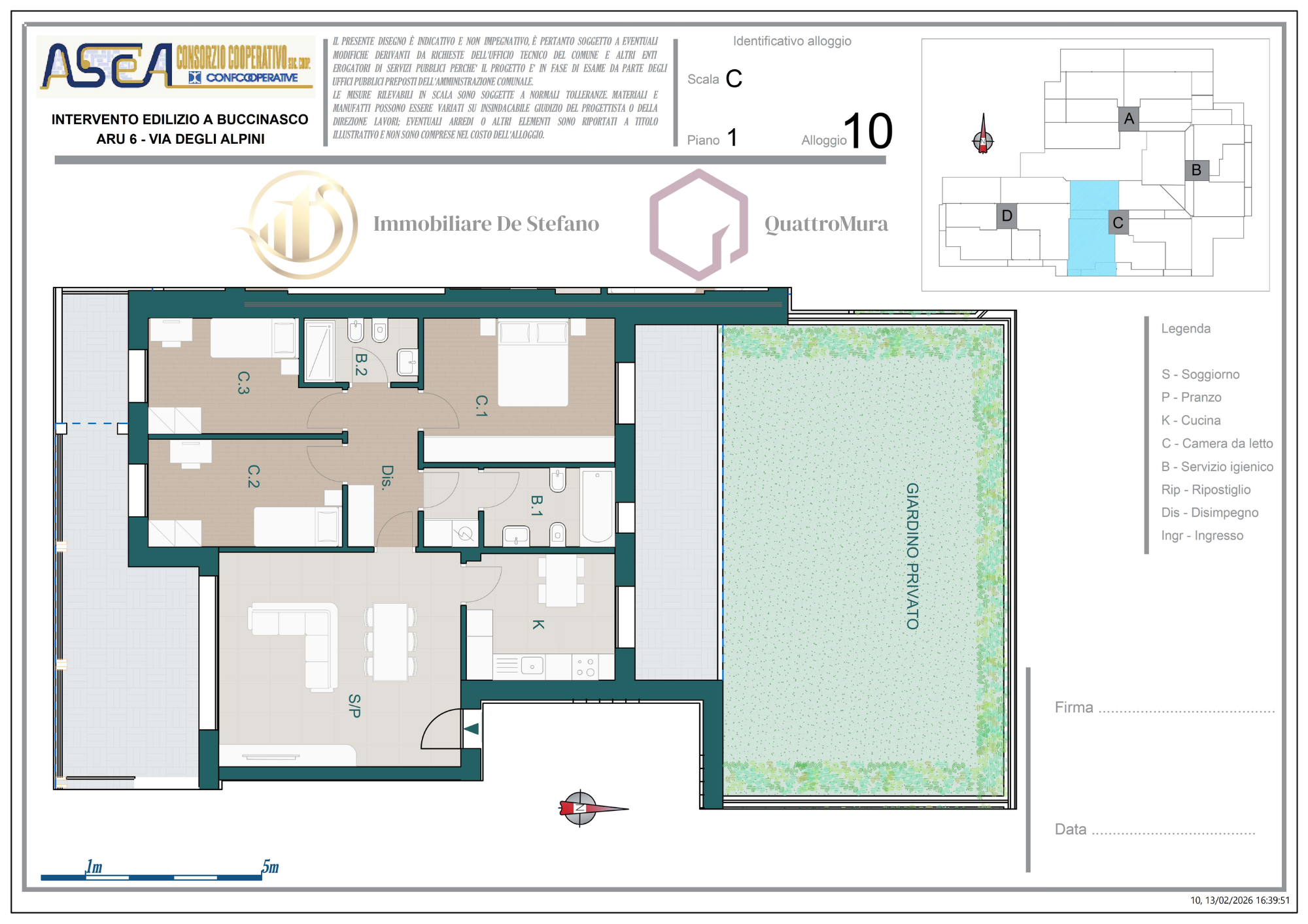 Planimetria Appartamento 10