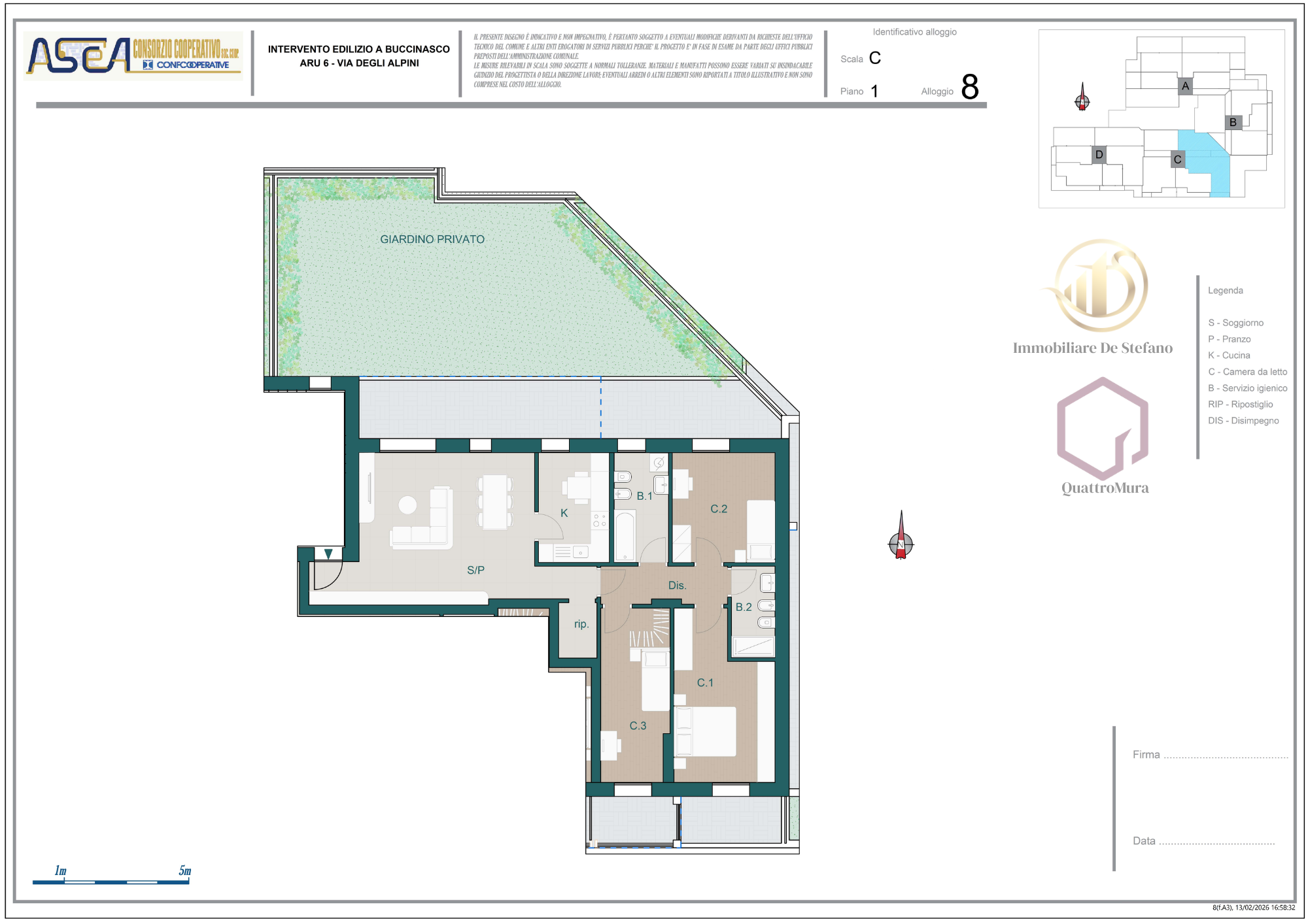 Planimetria Appartamento 8