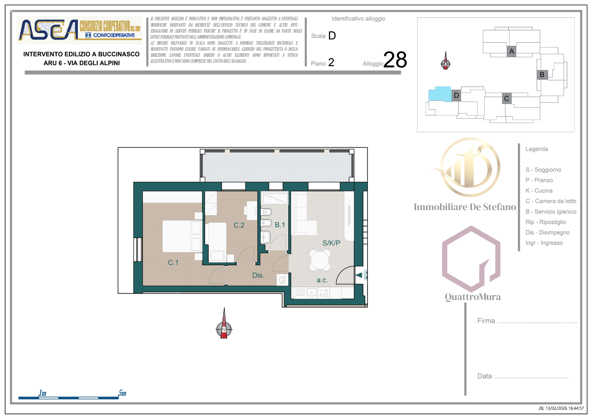 Planimetria Appartamento 28