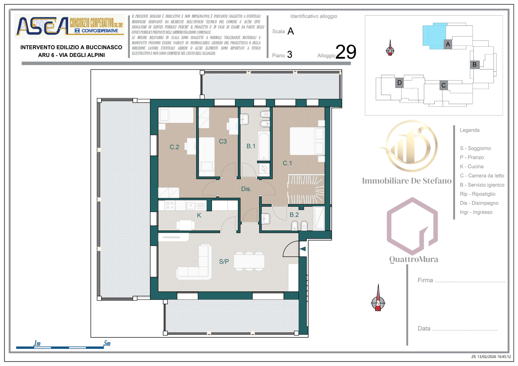 Planimetria Appartamento 29