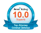 Avvo Top Attorney Criminal Defense Superb 10