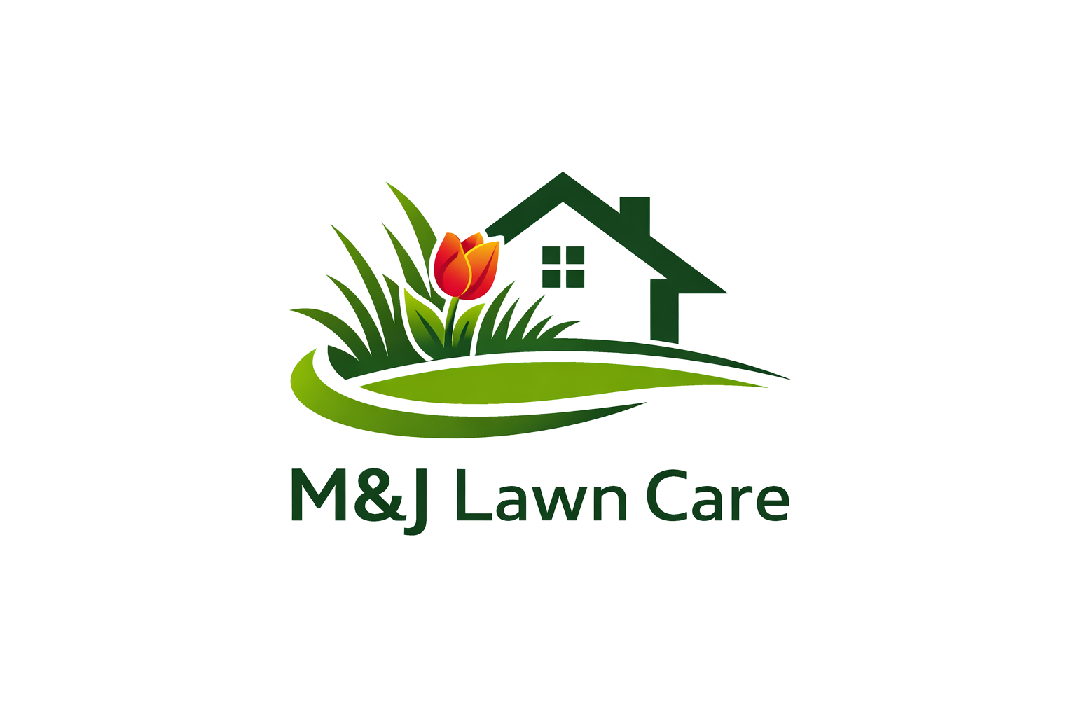 M&J Lawn Care Logo