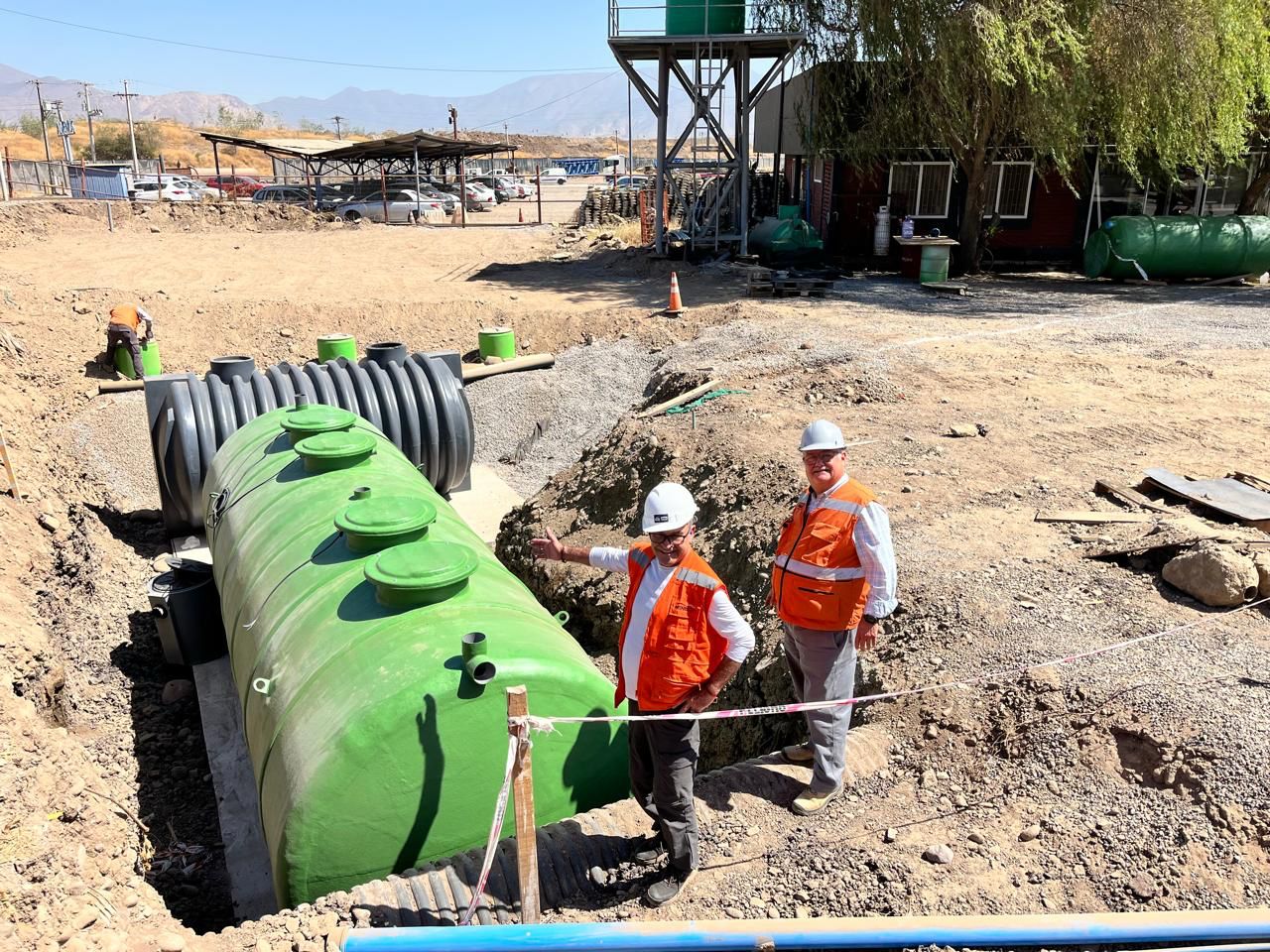 Planta de tratamiento de agua PTAS Chile ingeniería sanitaria