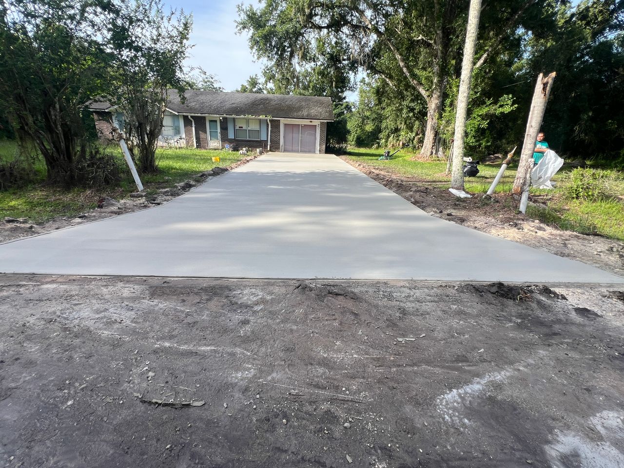 Stem wall foundation construction for Florida home by Apex Concrete
