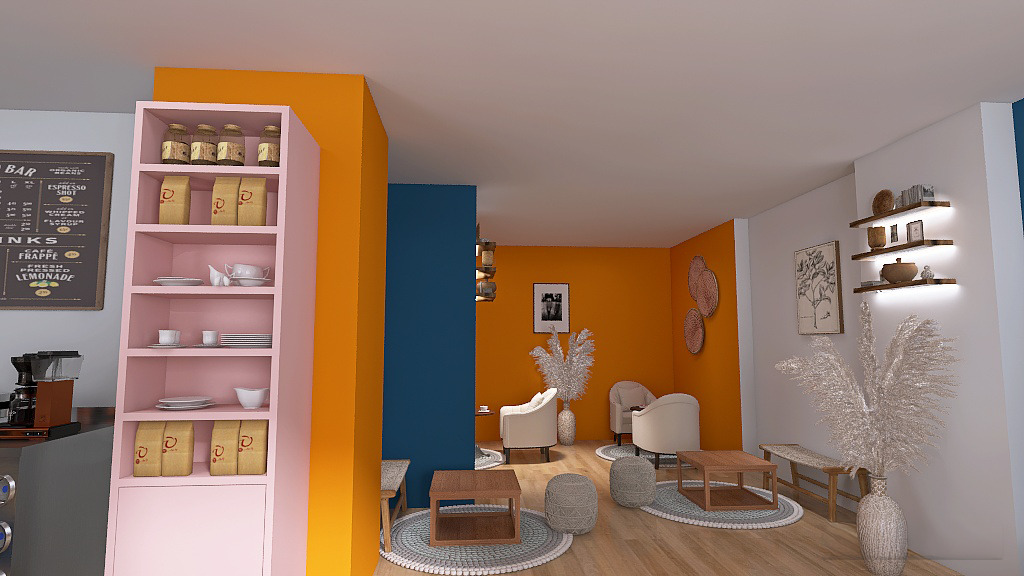 Aménagement coffee shop identité de marque Paris 11e — Maison Baobab architecte intérieur — vue 7