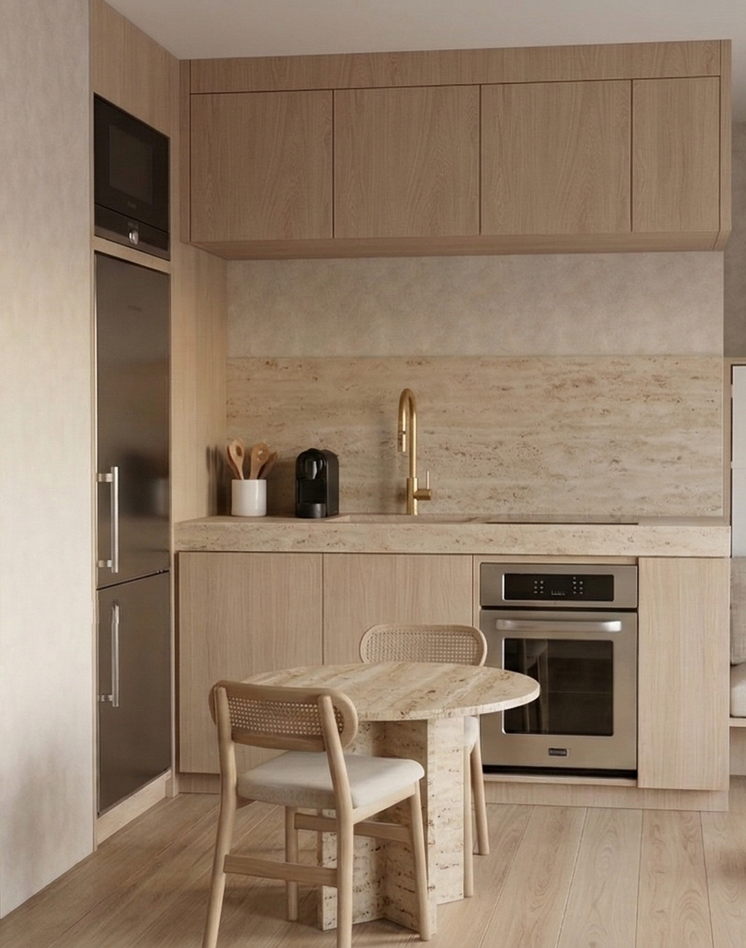 Studio 25m² aménagement japonais minimaliste Saint-Denis — Maison Baobab — vue 2