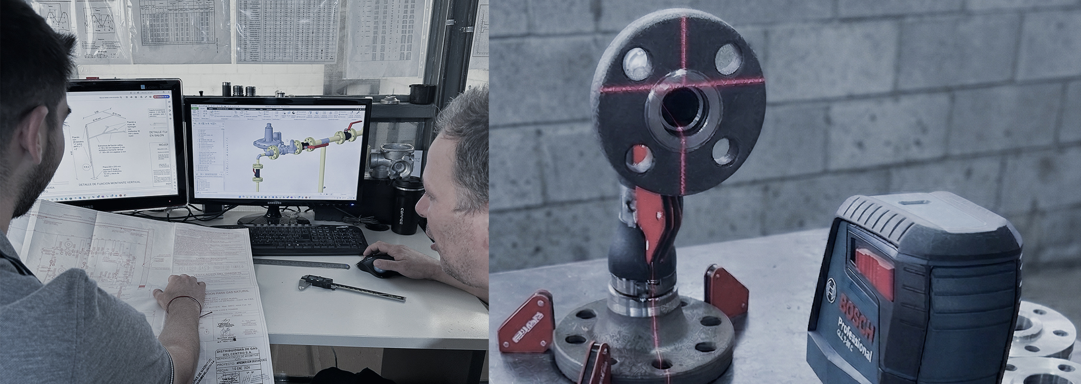 Ingeniería y diseño de instalaciones industriales de gas