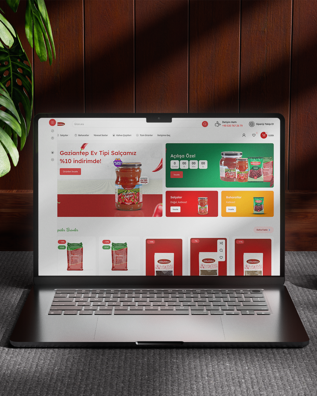 Muratoğlu Baharat Web Tasarımı