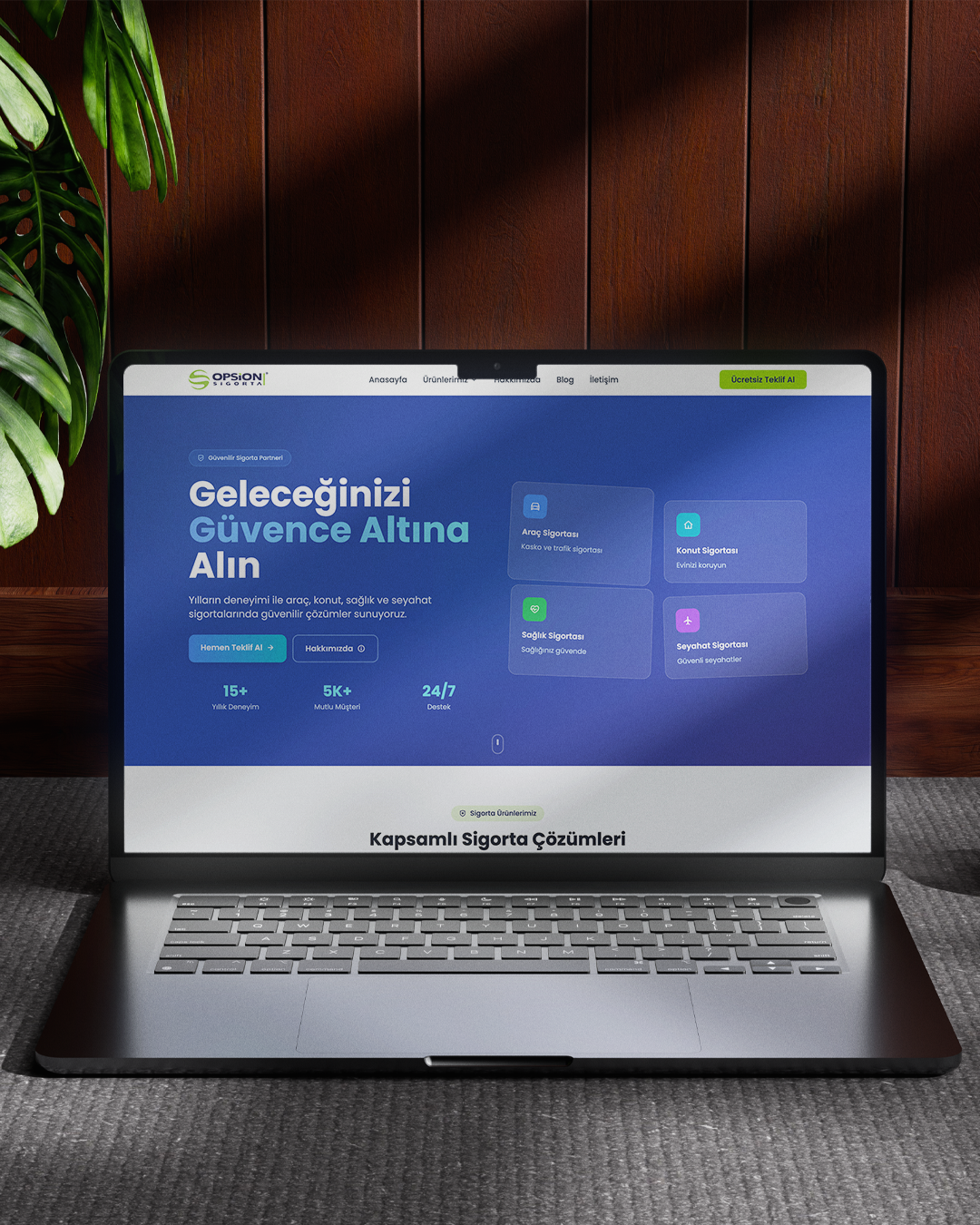 Opsion Sigorta Web Tasarımı