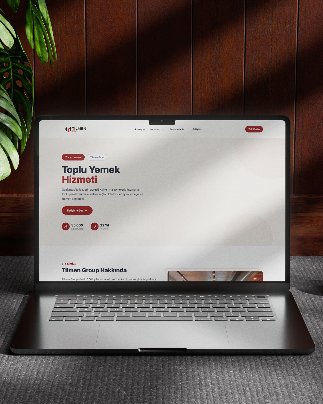 Tilmen Yemek Web Tasarımı