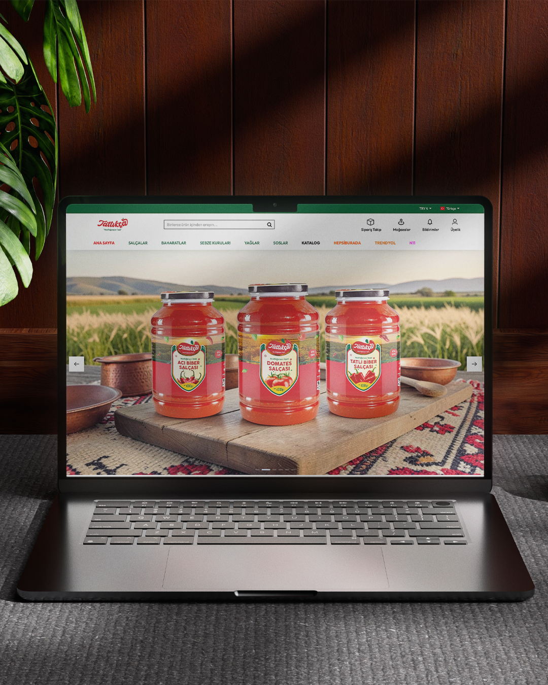 Tattıkça Gıda Web Tasarımı