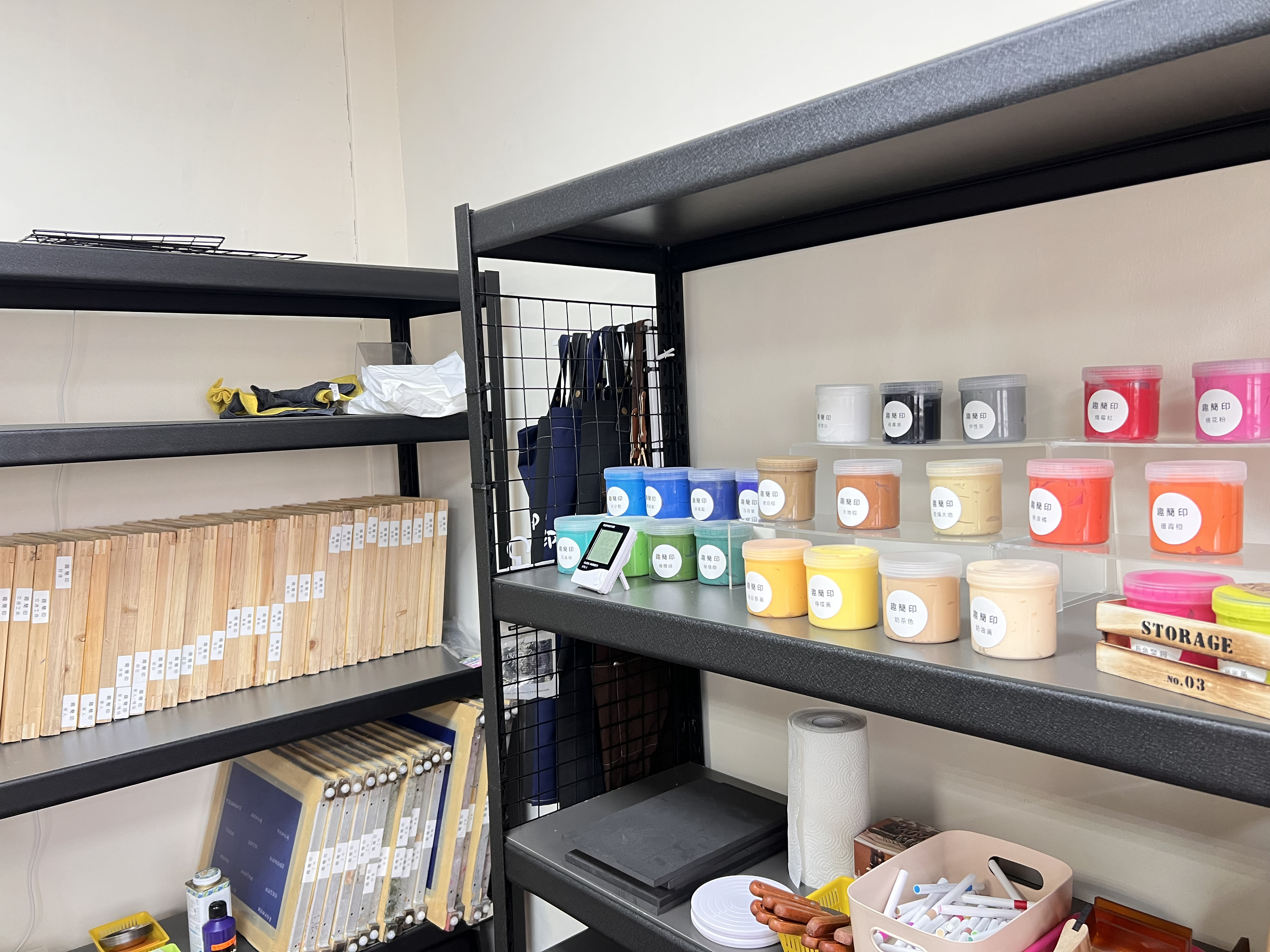教室場地照片2 - 絹印工作室空間租借實景