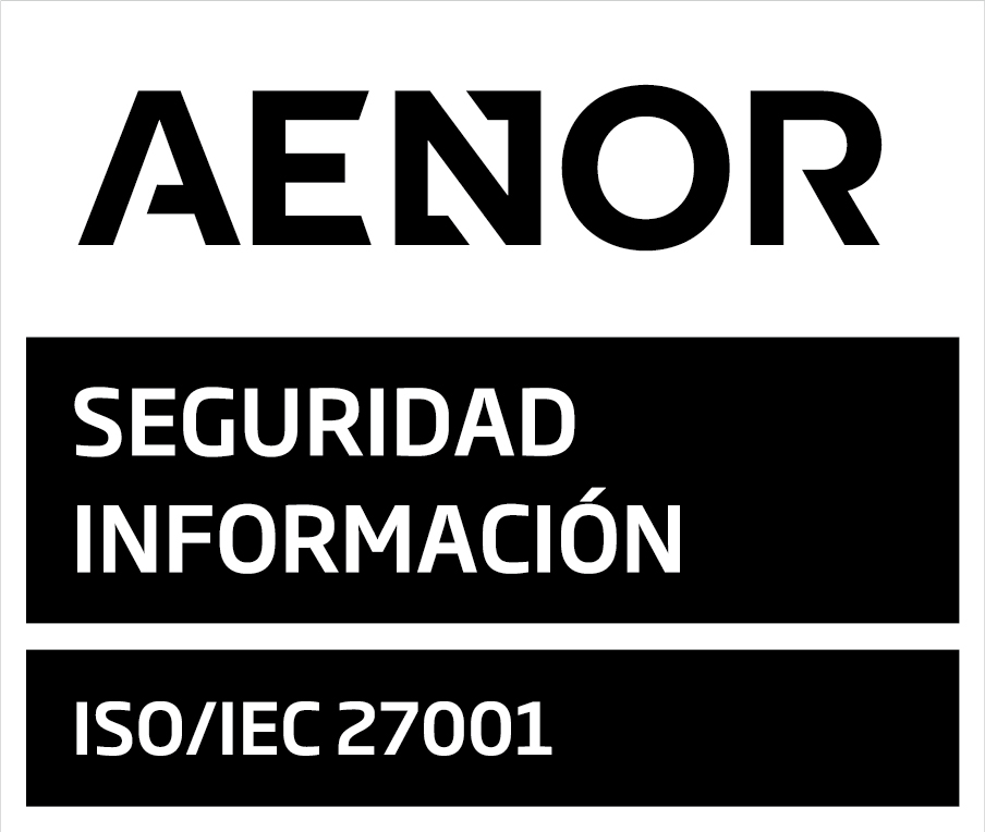 ISO 27001 AENOR Certificado