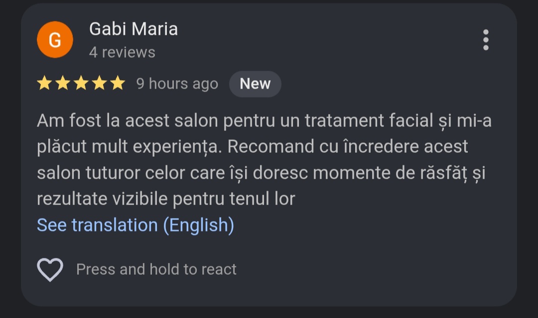 Recenzie client Velvet 1 Studio 7