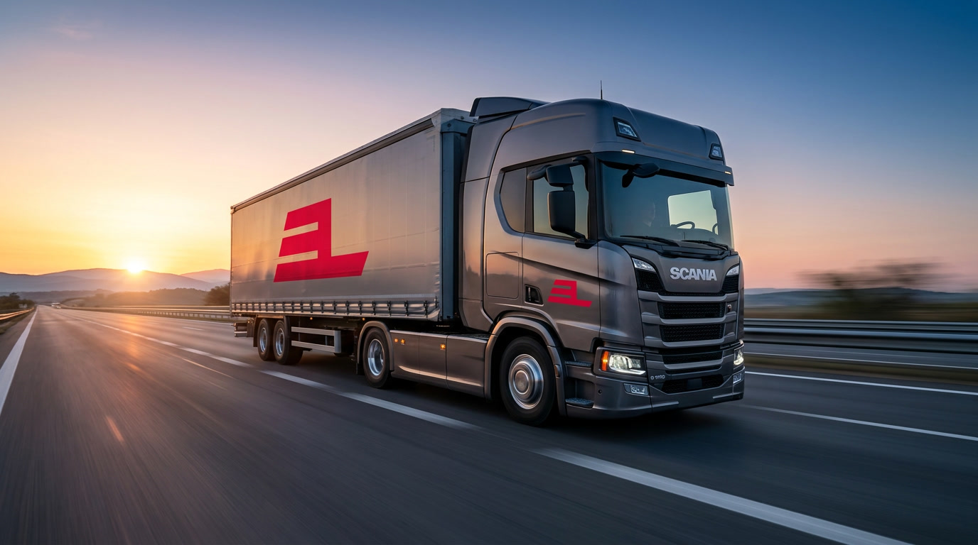 3L Logistics truck on highway