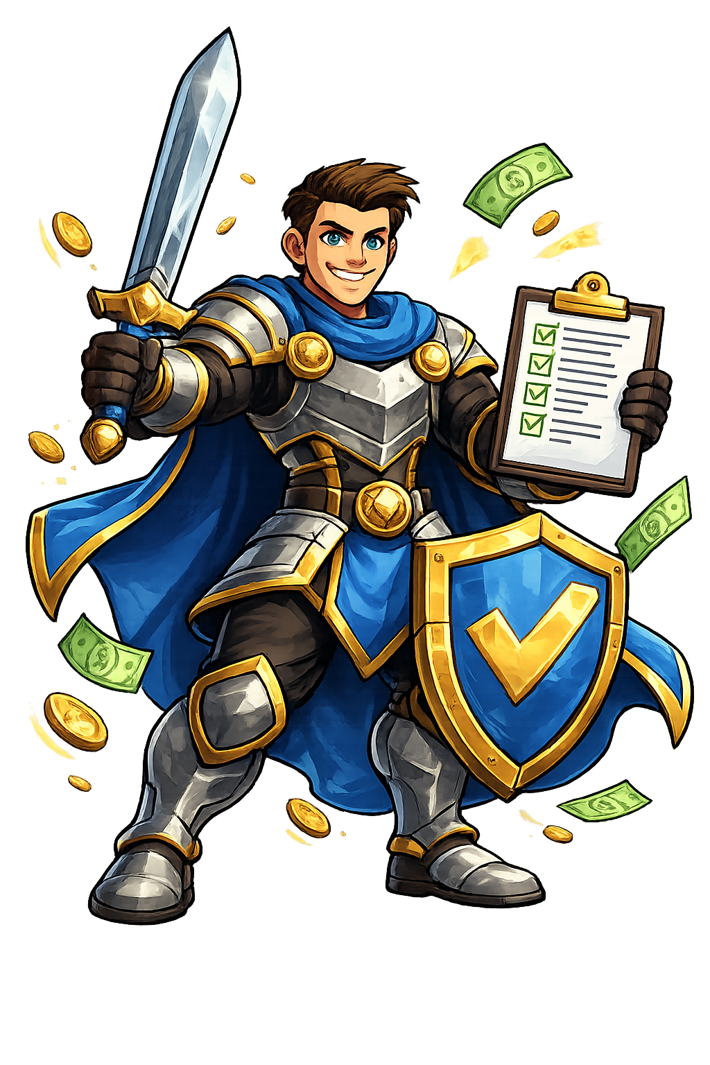 Claim Builder mascot looking confused