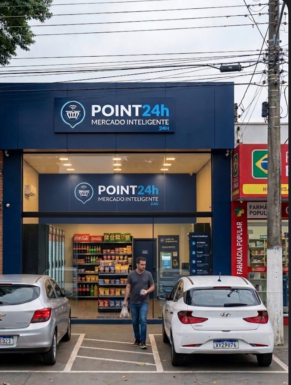 POINT STREET POINT24h conveniência POINT STREET - minimercado autônomo POINT24h