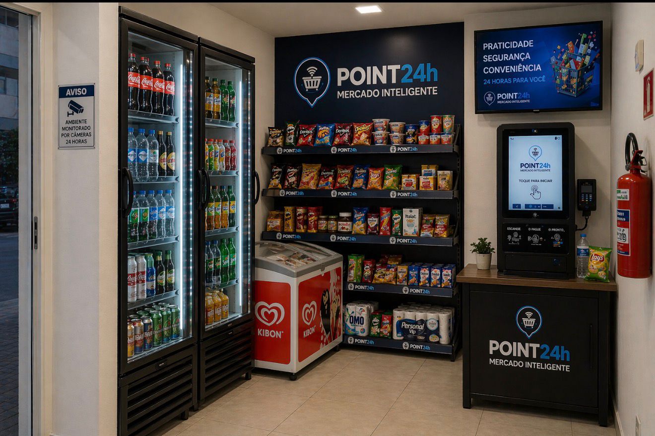 POINT COMPACT - minimercado autônomo POINT24h