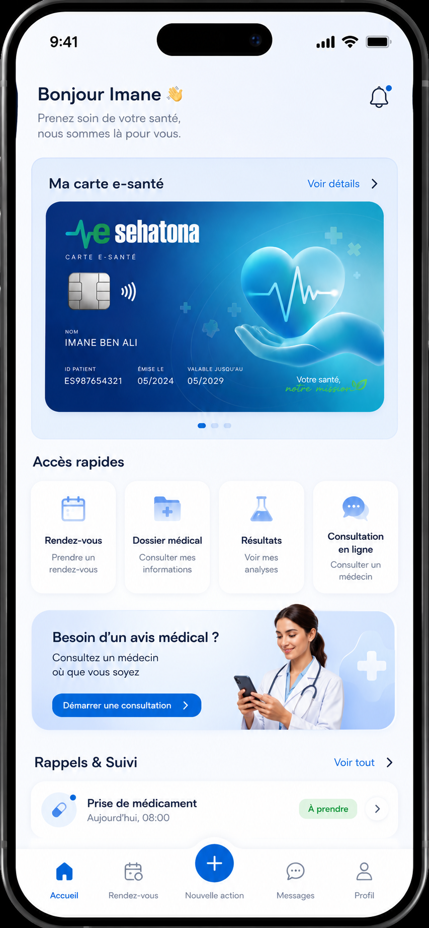 E-Sehatona Mobile App