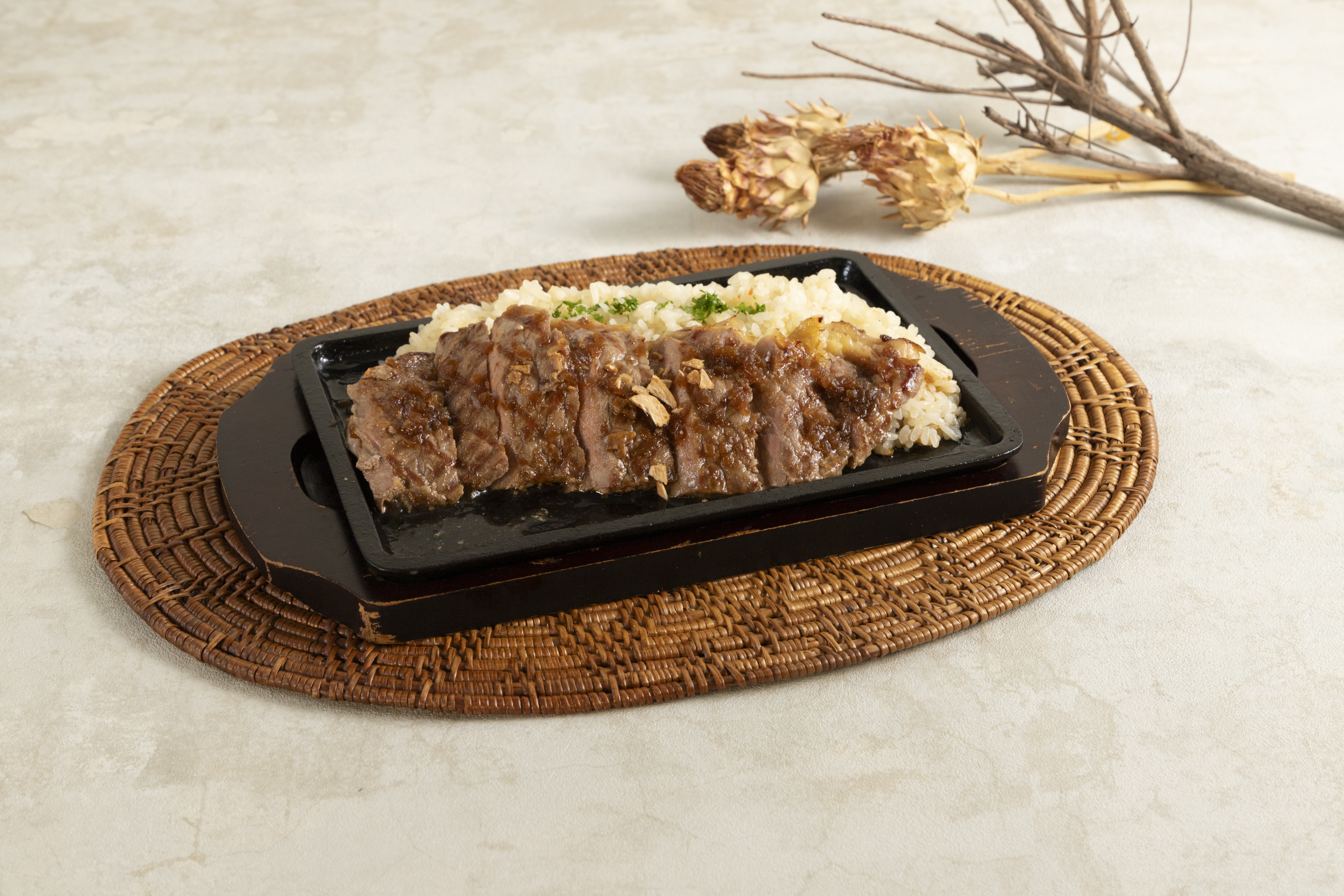 SIRLOIN STEAK PILAF