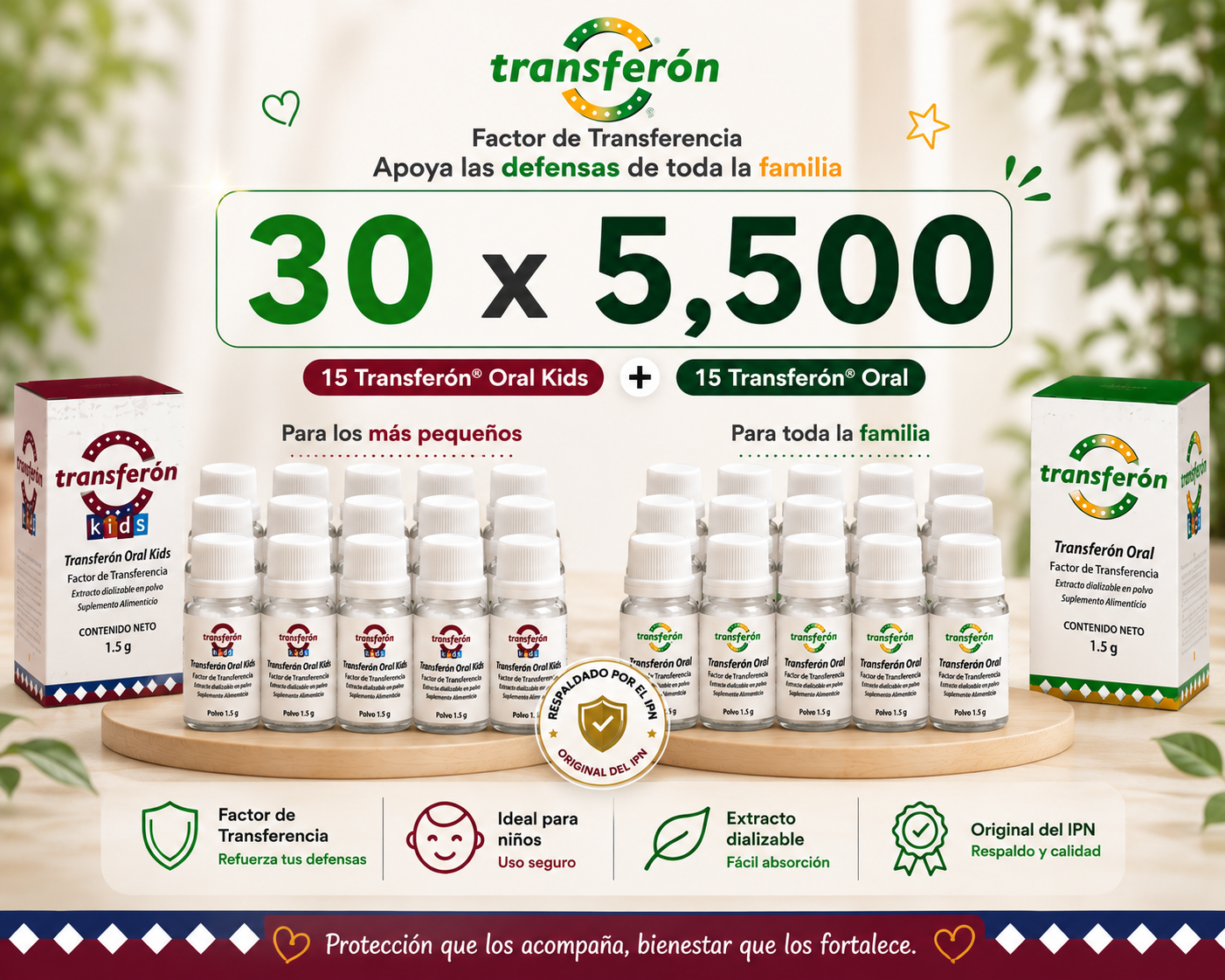 30 Transferon (15 Oral + 15 Kids)