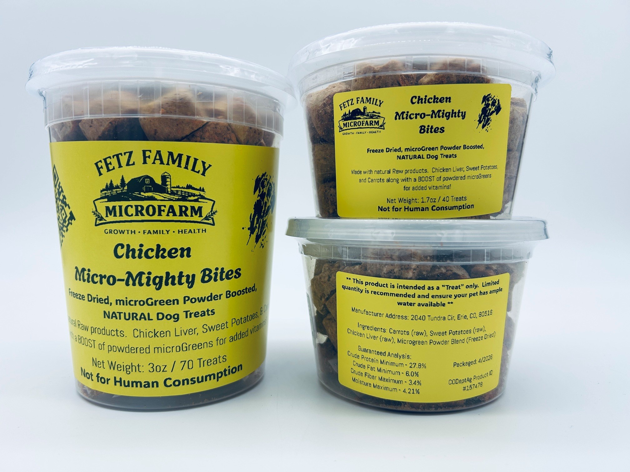 Micro Mini Chicken Micro-Mighty - Premium Natural Dog Treats | Vet-Approved Small Batch