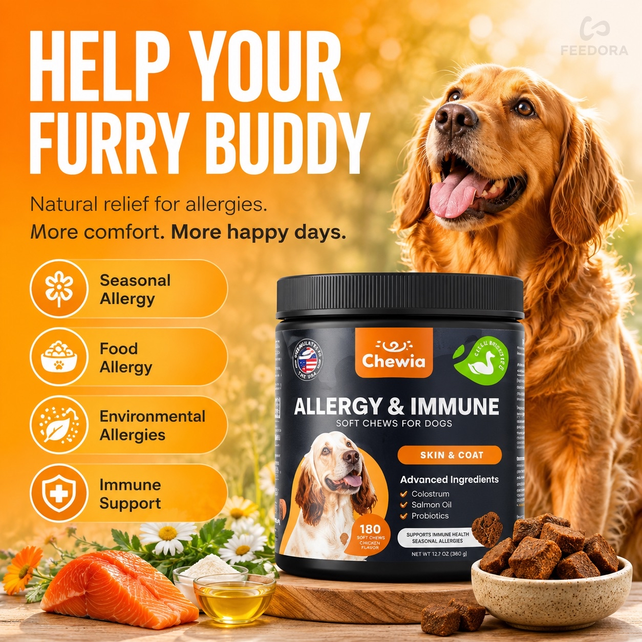 Dog Allergy Relief Chews thumbnail 3