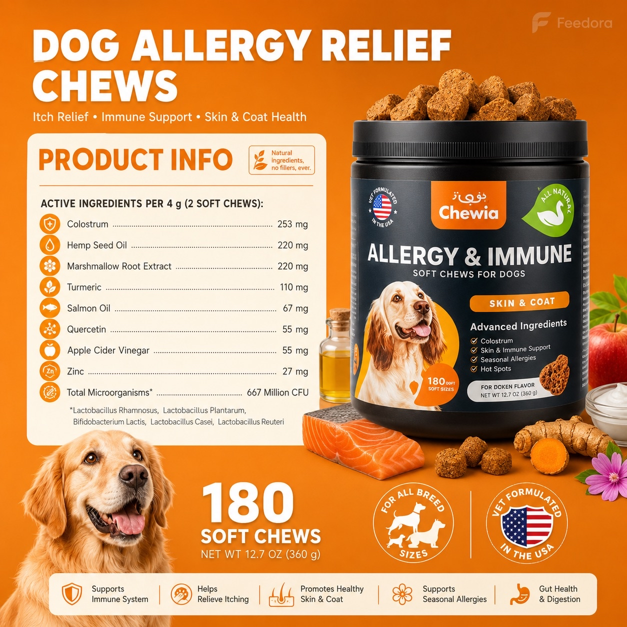 Dog Allergy Relief Chews thumbnail 4