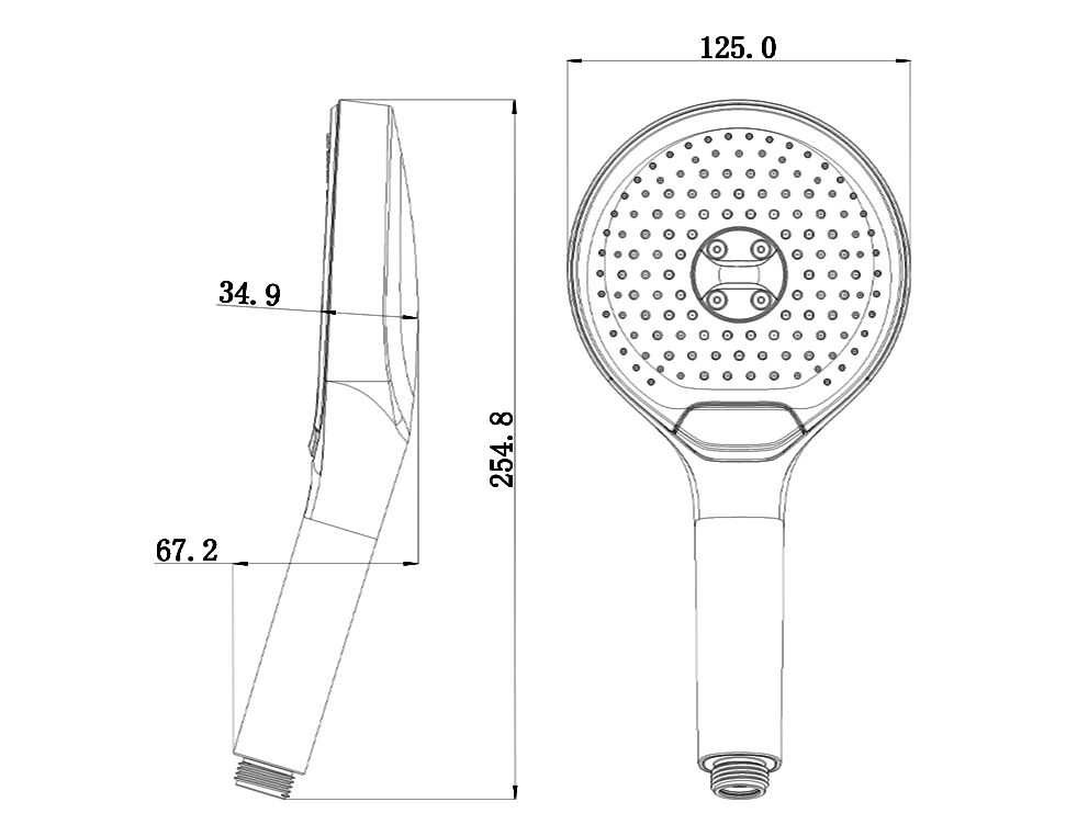 ხელის დუში — MultiFlow სერია Hand Shower — MultiFlow Series thumbnail 2