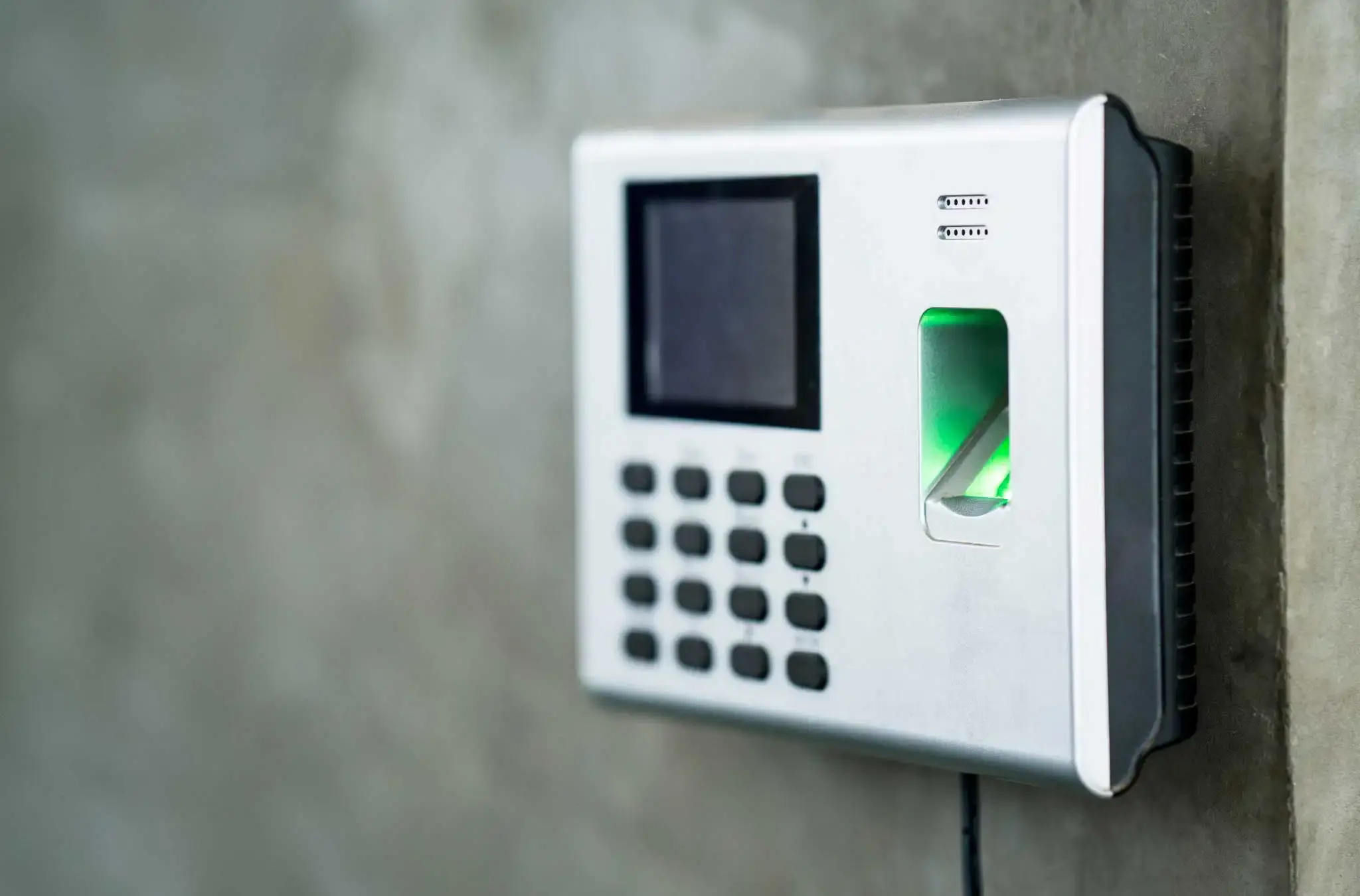 Access control keypad and door entry system