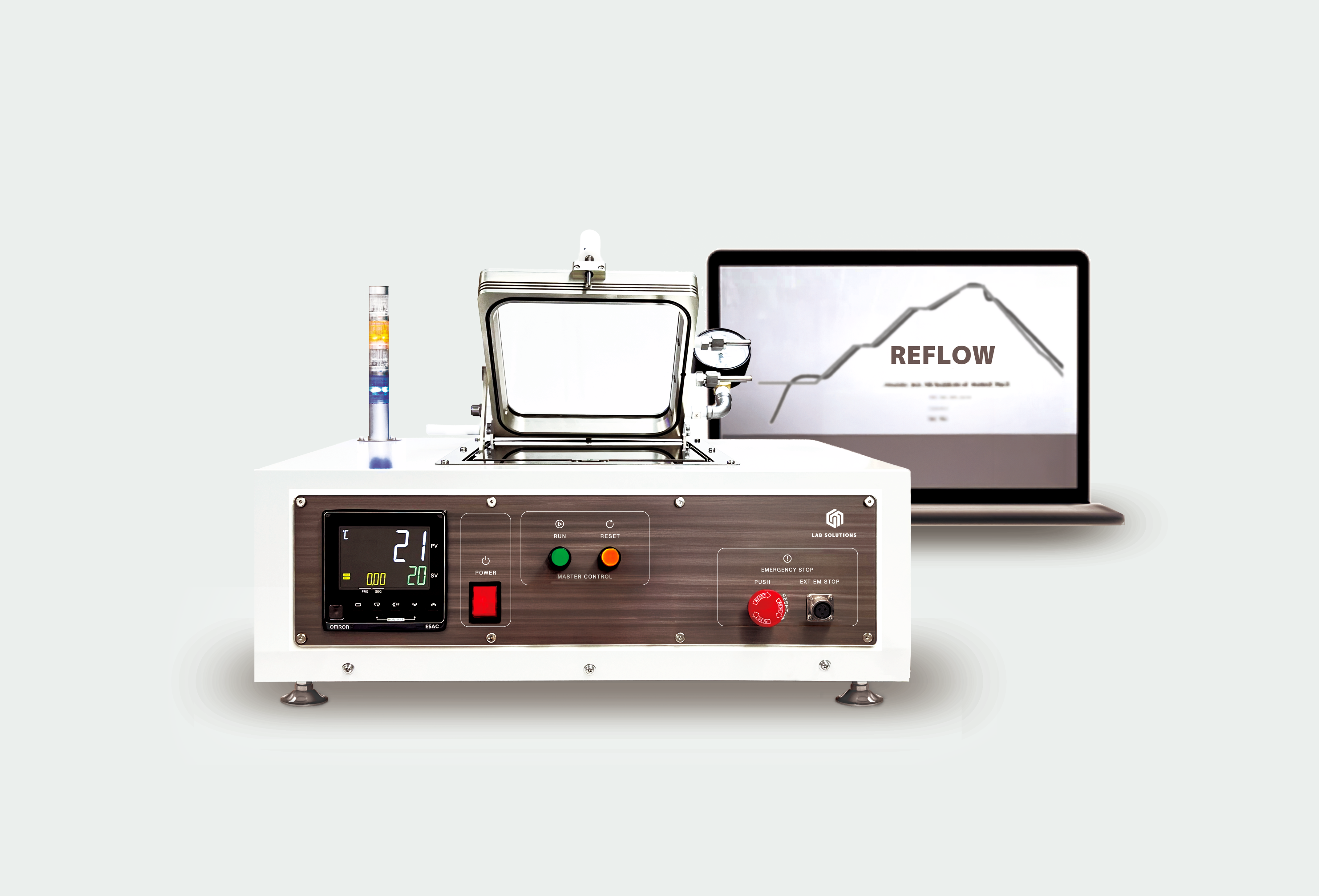 小型真空リフロー炉 TR-200-300 PCセット