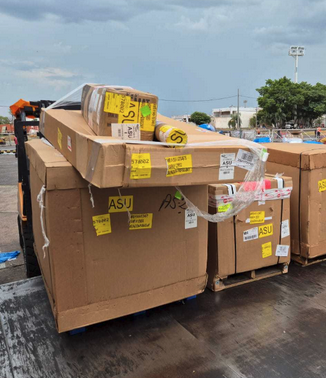 Transway air freight cargo Miami to Asuncion