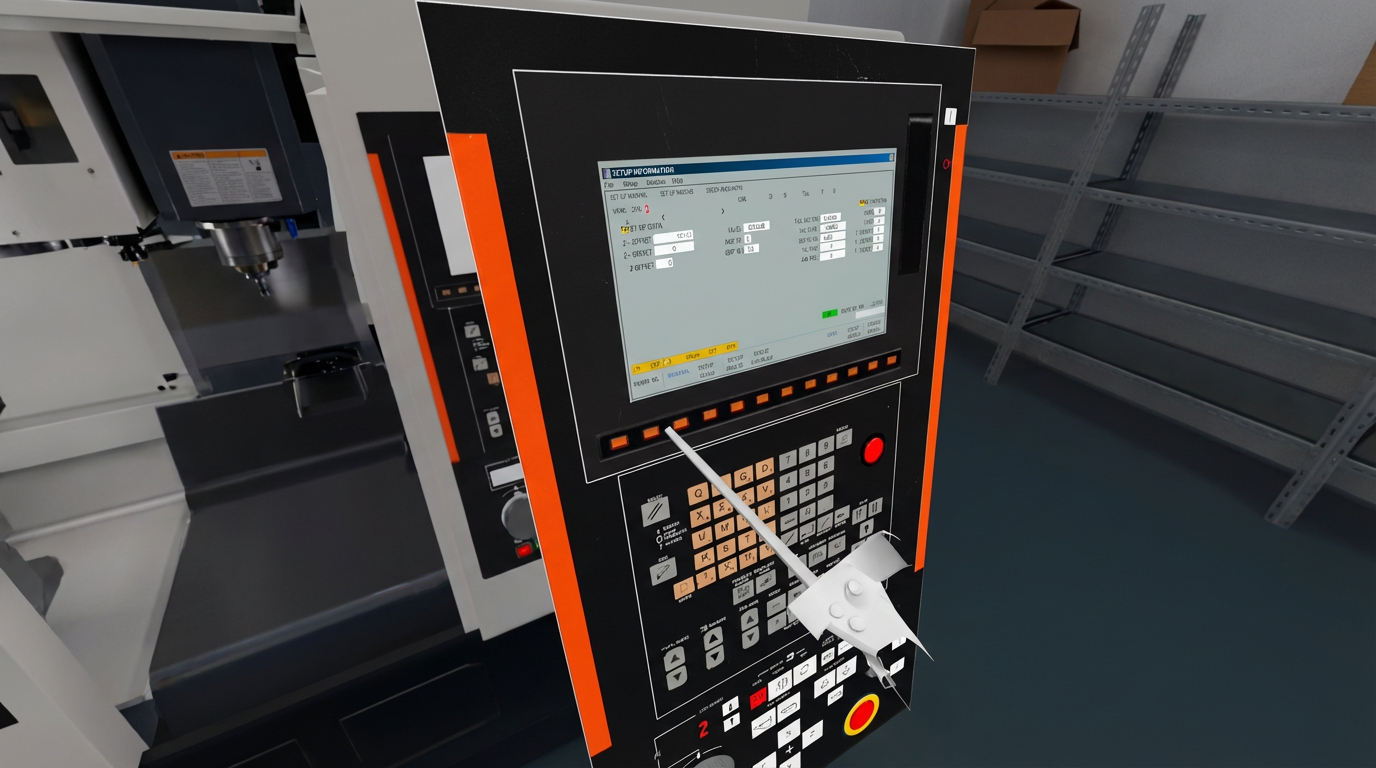 CNC Turning VR Training