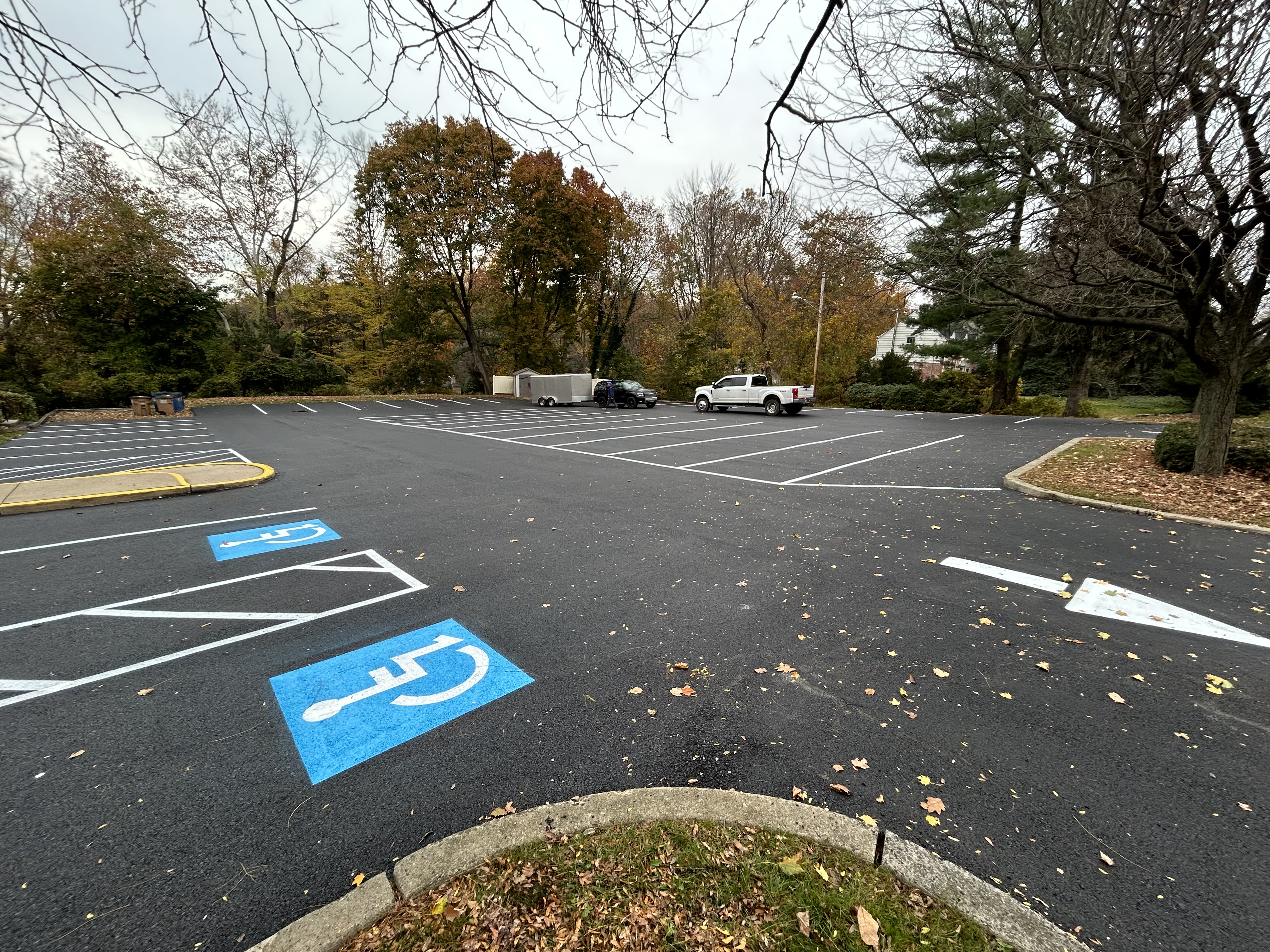 Commercial asphalt paving project completed by Silvestera Paving in Pennsylvania