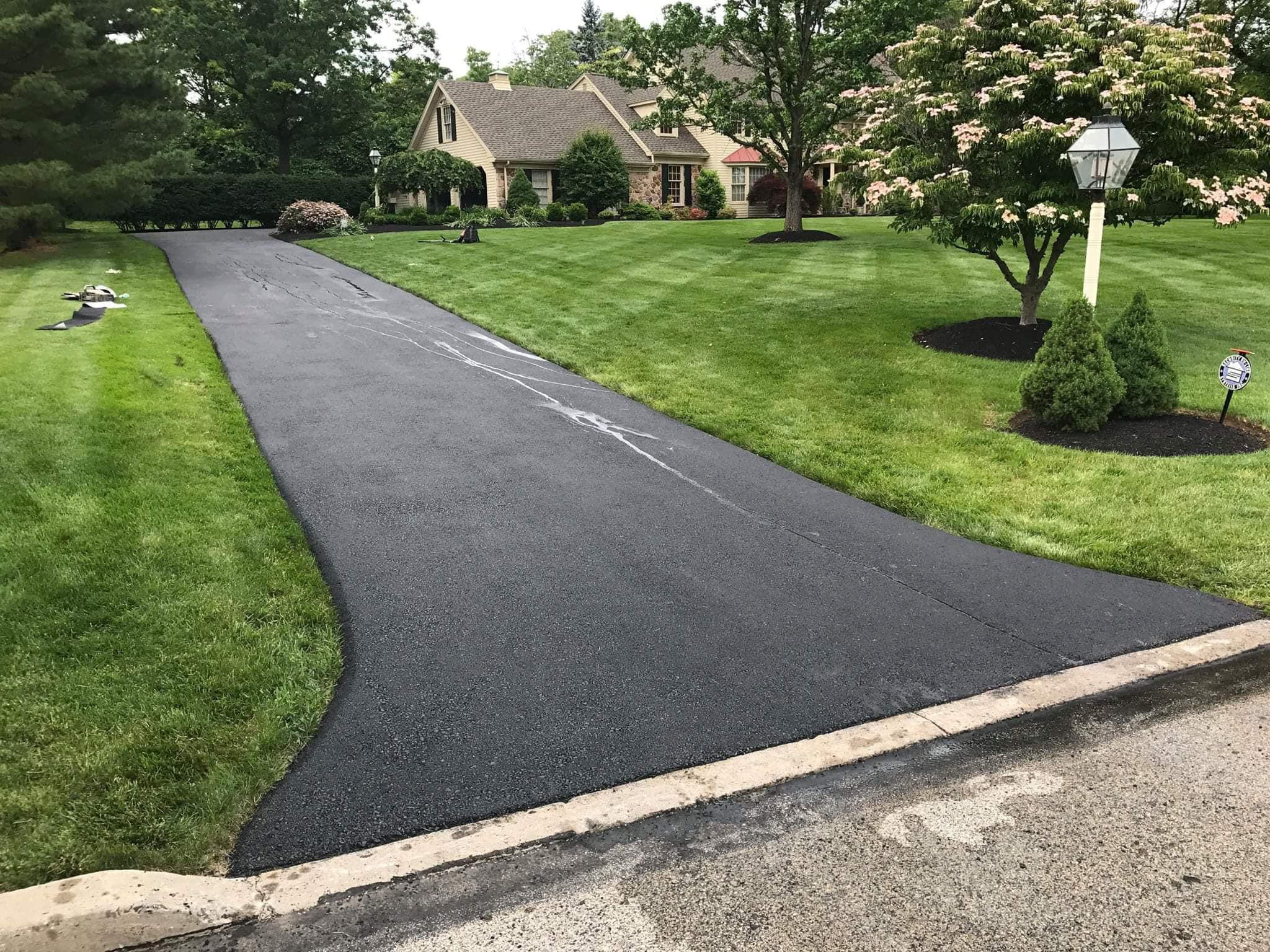 Residential driveway and approach paving project completed