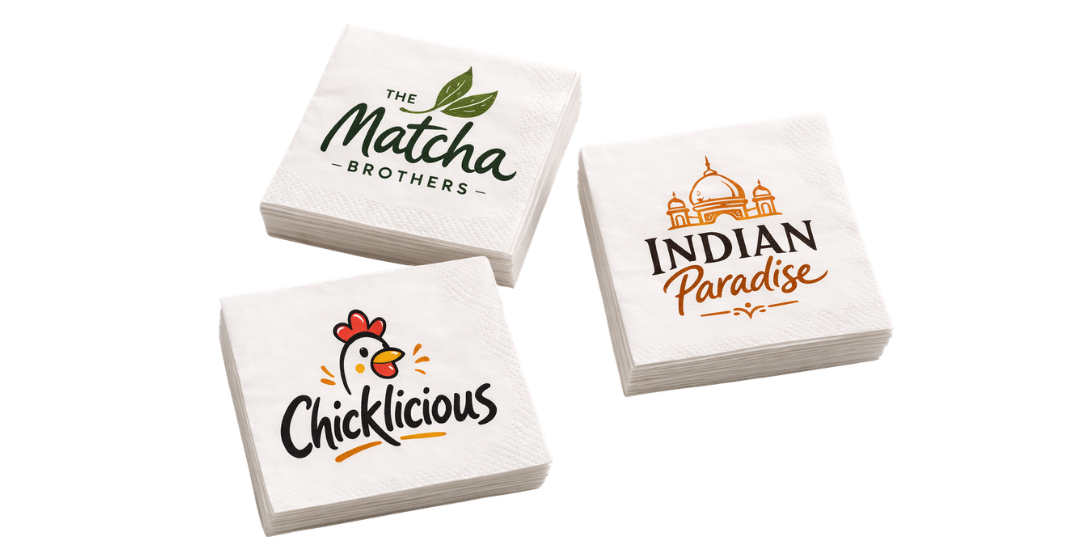 Bedrukte tissues horeca inkopen uit China via DUC sourcing