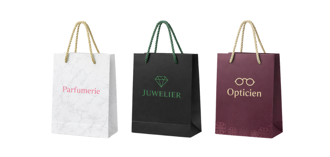 Luxe bedrukte paper bags inkopen uit China via DUC sourcing