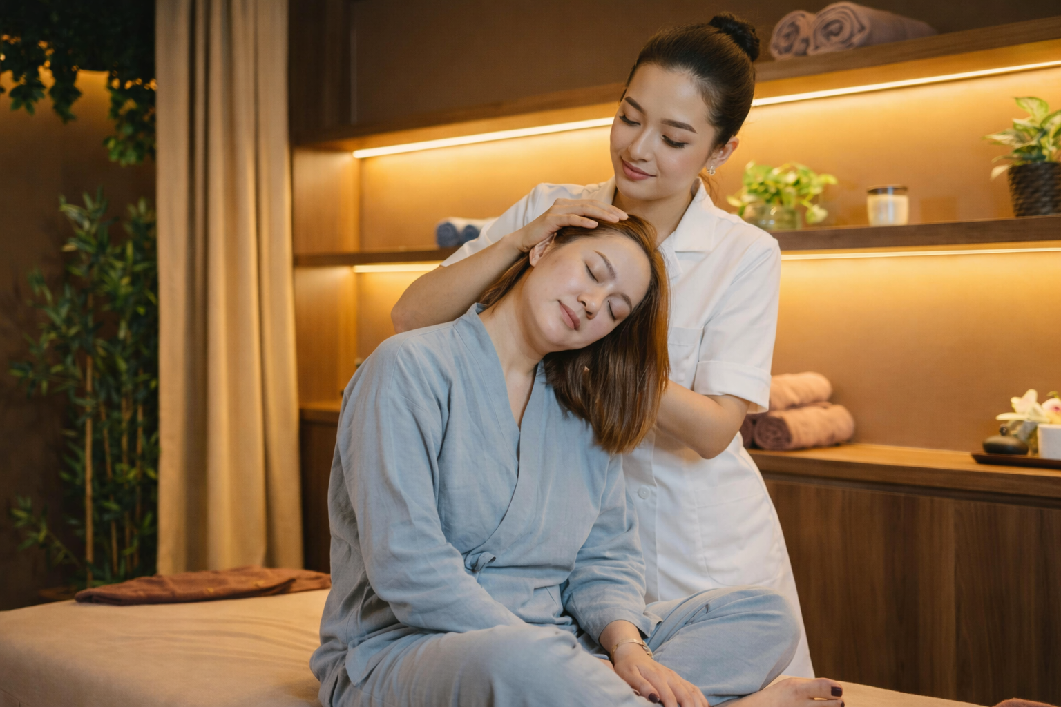 Home service massage BGC Makati — professional therapist arrives at your hotel or condo