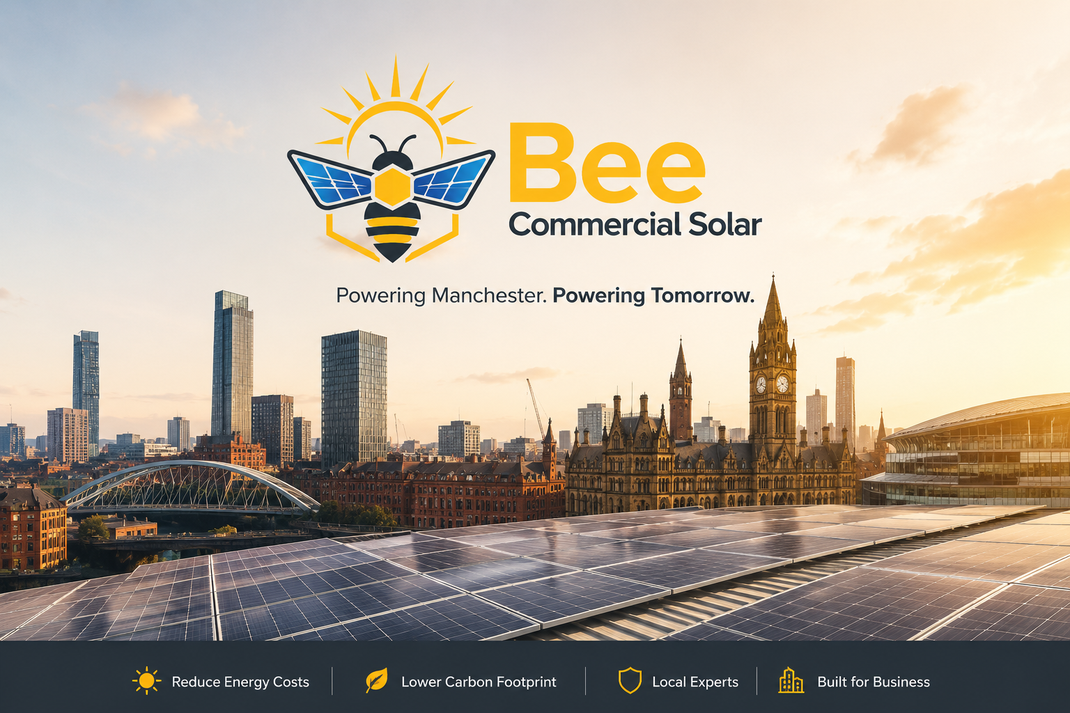 Manchester solar skyline