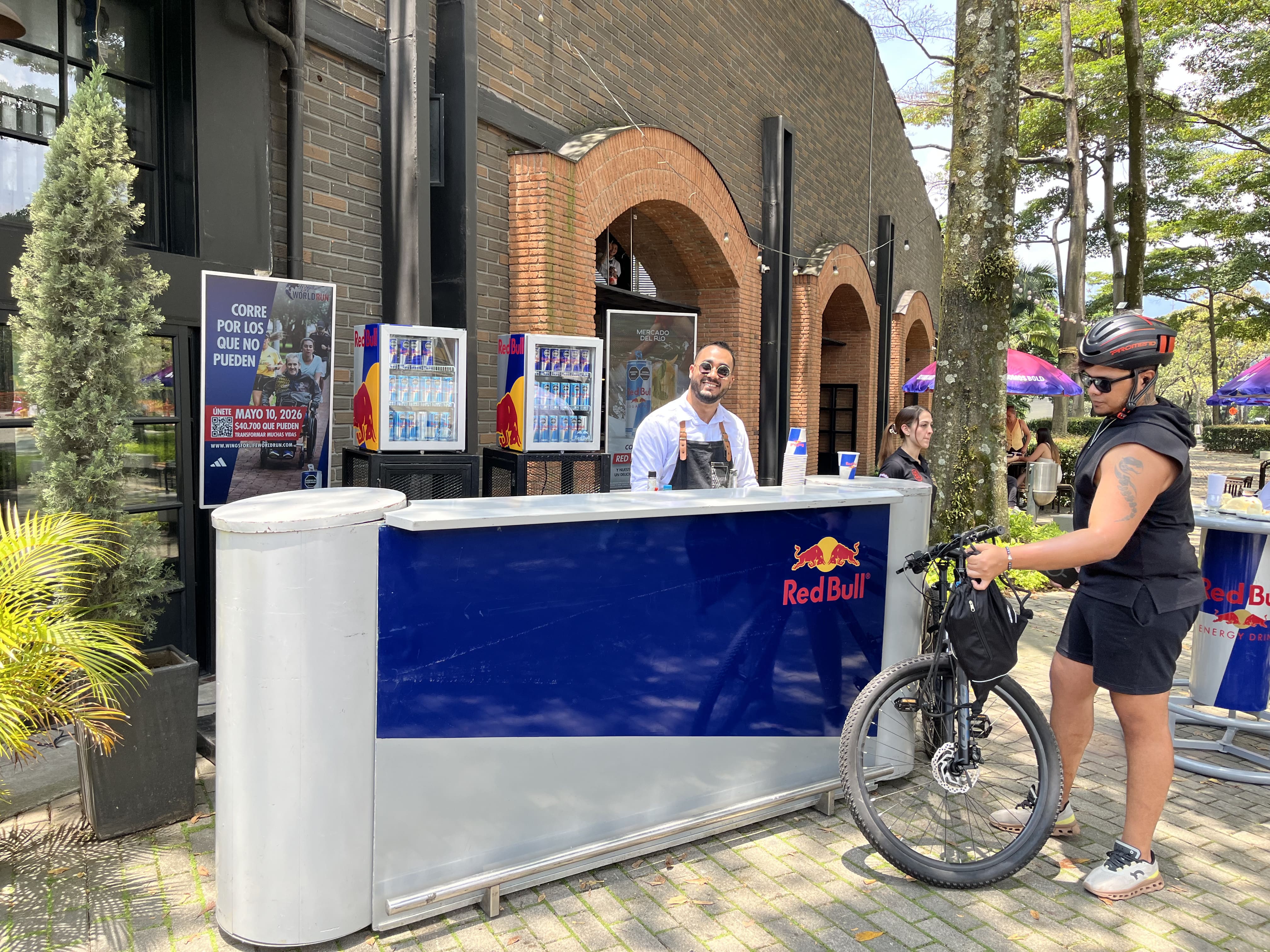 Evento Red Bull en Mercado del Río